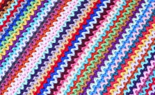 CROCHET V STITCH BLANKET PATTERN