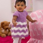 Chevron Chic Baby Dress - Free Crochet Pattern