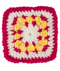 Square A for Bright Eyes Baby Blanket