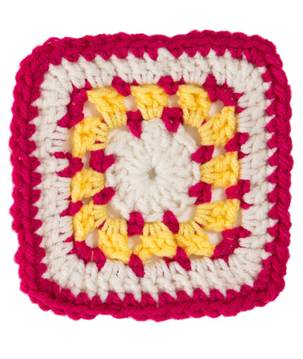 Square A for Bright Eyes Baby Blanket