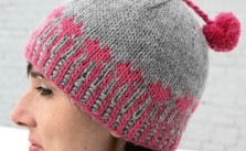 Heart Pops Hat (Free Knitting Pattern)