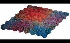 Valley Yarns 255 Illusion Cube Blanket Free Knitting Pattern