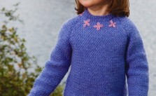 Blissful Girls Jumper Free Knitting Pattern