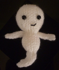 Boo! Free Ghost Knitting Pattern