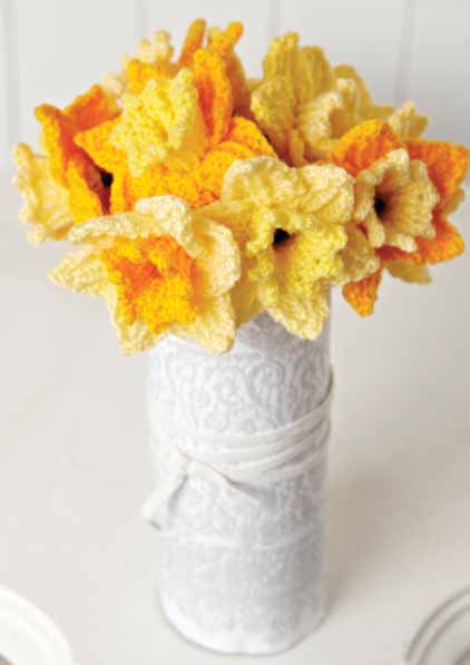 Free daffodil knitting pattern