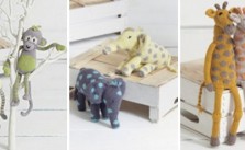 Noah’s Ark Knitted Toy Patterns – Monkey, Giraffe and Elephant