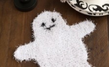 Ghosty Dish Scrubber – Free Halloween Knitting Pattern