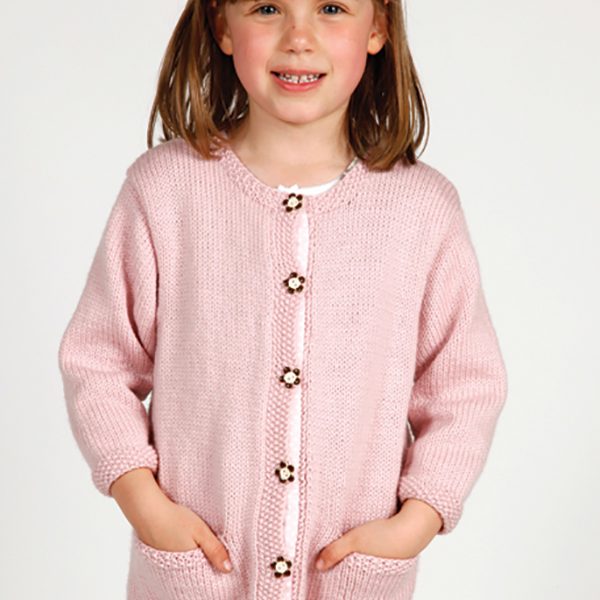 Marshmallow Girls Cardigan Pattern