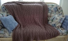 Cables & Twists – Free Afghan Knitting Pattern