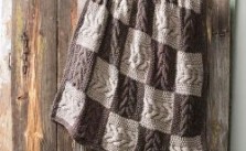 Chasing Cables Throw Free Knitting Pattern