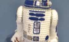 Free Crochet Amigurumi Mini R2D2 Pattern