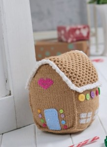Gingerbread House - Free Knitting Pattern