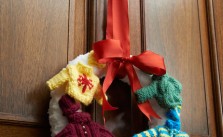 Holiday Sweater Wreath