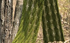 Jubilee Cabled and Lace Scarf – Free knitting Pattern