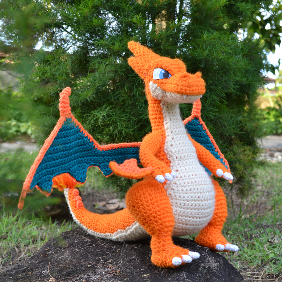 Mega Charizard Y - Free Dragon Amigurumi Pattern