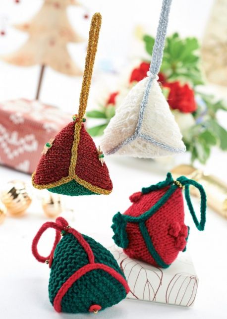 Quick and Easy Free Christmas Decorations Knitting Pattern
