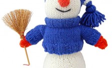 Sparkling Snowman – Free Christmas Knitting Pattern
