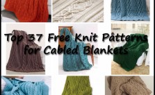 Top 37 Free Cabled Blanket and Afghan Knitting Patterns