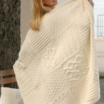 Warm Hug Cabled Blanket Free Knitting Pattern
