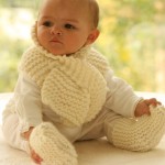 Baby Scarf and Socks Free Knitting Pattern