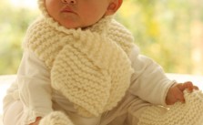 Baby Scarf and Socks Free Knitting Pattern