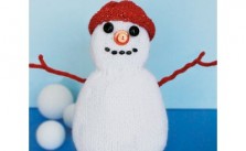 Classic Snowman Free Knitting Pattern