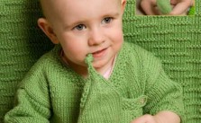 Cloud Cotton Baby Wrap Sweater and Hat