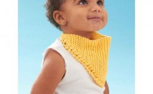 Dribble Bib – Free Baby Knitting Pattern