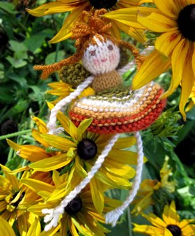 Free knitted fairy pattern