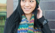 Estelle Woodrow Lace & Cable Hat & Scarf Set