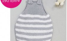 Romper suit free baby knitting pattern