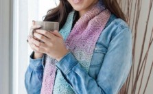 Seafoam Scarf & Slouchy Lace Hat – Free Knitting Pattern