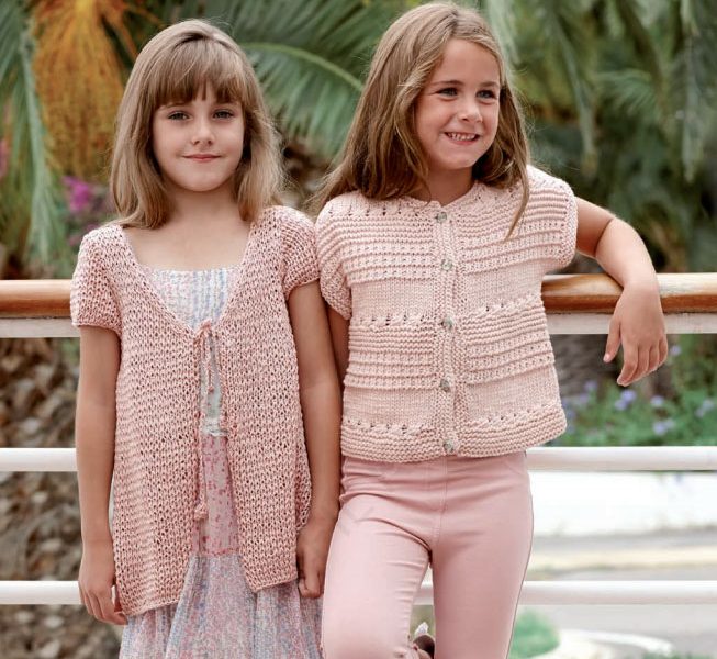 2 Free knitting pattern for a short jacket