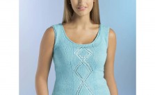 Blue Skies Tank Free Knitting Pattern
