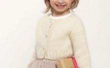 Dear Daisy – Girls Cardigan Knitting Pattern Free