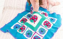 Lucky Ladybug Throw – Free Crochet Pattern