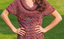 Free cabled tunic knitting pattern