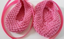 Baby Ballet Slippers Free Knitting Pattern