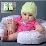 Baby and Toddler Slippers and Beanie Free Knitting Pattern