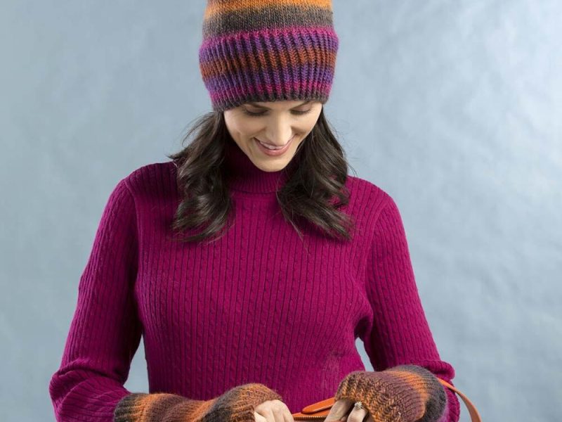 Boreal Hat and Mitts Set Free Knitting Pattern