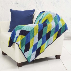 Dappled Skies Throw Free Knitting Pattern