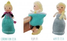 Elsa Frozen Flip Doll Free Knitting Pattern
