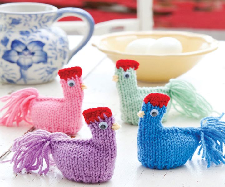 Mama Hen Cozies free Knitting Pattern