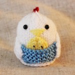 Mama Hen and Chick Free Knitting Pattern
