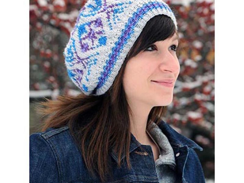 Mountain Laurel Tam Free knitting pattern