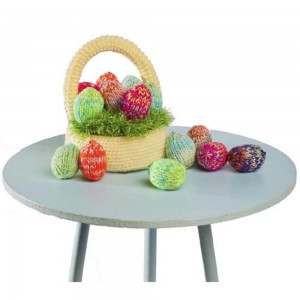 Razzle Dazzle Easter Eggs Free Knitting Pattern
