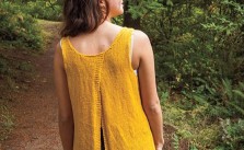 Split Back Tank Free Knitting Pattern