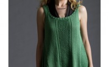 Spring Break Trapeze Tank Free Knitting Pattern