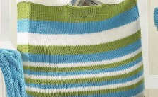 Summer Bag Set – Simple Striped Bag free knitting