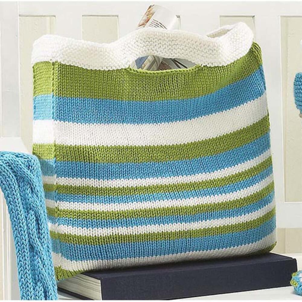 Summer Bag Set - Simple Striped Bag free knitting